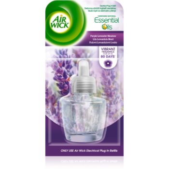 

Air Wick Essential Oils Purple Lavander Meadow електричний освіжувач повітря 19 мл замінний блок