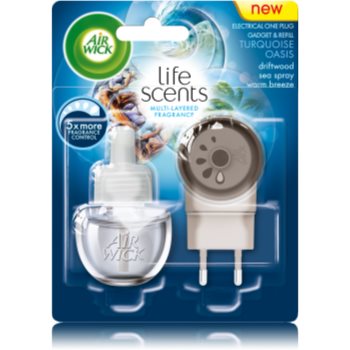 

Air Wick Life Scents Turquoise Oasis електричний освіжувач повітря 19 мл з наповненням