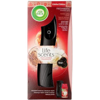 

Air Wick Life Scents Warm Apple Crisp автоматичний освіжувач повітря 250 мл з наповненням