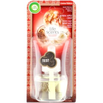 

Air Wick Life Scents Warm Apple Crisp електричний освіжувач повітря 19 мл запасний наповнювач