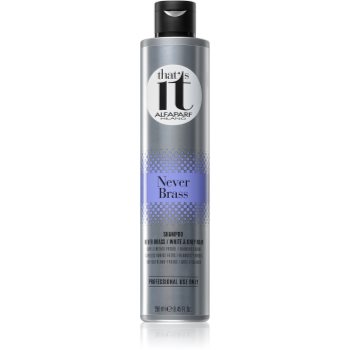 Alfaparf milano that s it never brass șampon pentru păr alb și gri