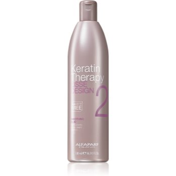 Alfaparf Milano Lisse Design Keratin Therapy lotiune de netezire pentru par cu efect de netezire