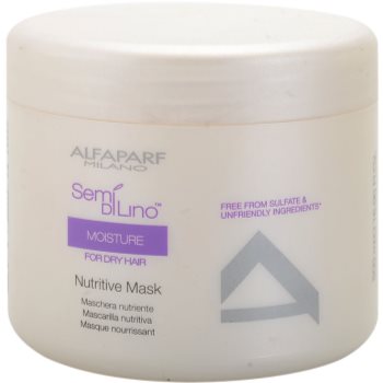 Alfaparf Milano Semí Dí Líno Moisture vyživující maska pro suché a poškozené vlasy 500 ml