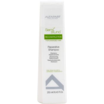 Fotografie Alfaparf Milano Semí Dí Líno Reconstruction regenerační šampon pro poškozené vlasy 250 ml