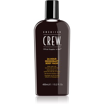 American crew hair & body 24-hour deodorant body wash gel de dus cu efect de deodorante 24 de ore