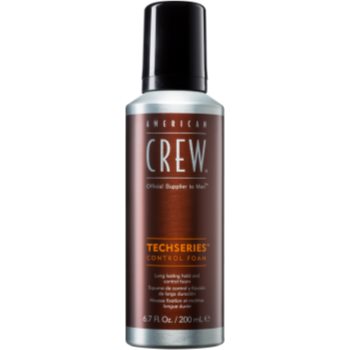 American Crew Techseries spuma pentru coafare pentru fixare de lunga durata