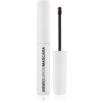 

andmetics Brows туш для брів відтінок Dark Brown 4 мл