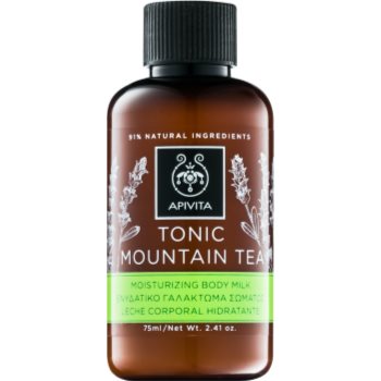 Apivita Body Tonic Bergamot & Green Tea tonizující mléko na tělo 75 ml