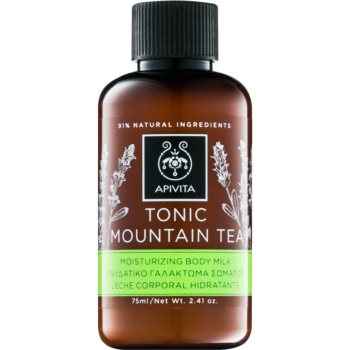 Apivita Body Tonic Bergamot & Green Tea lotiune tonica pentru corp