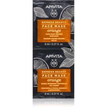 Apivita express beauty orange masca pentru albirea tenului