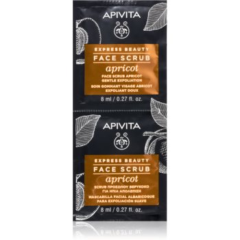 Apivita Express Beauty Apricot curatare usoara dupa exfoliere facial imagine