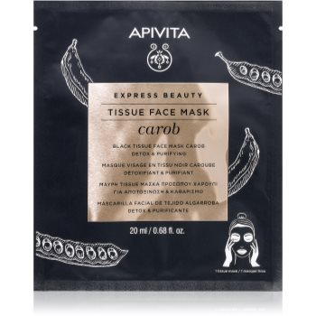 Apivita express beauty carob mască compresă hidratantă cu efect de hidratare