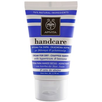 Apivita Hand Care Hypericum & Beeswax crema de maini pentru piele uscata si crapata