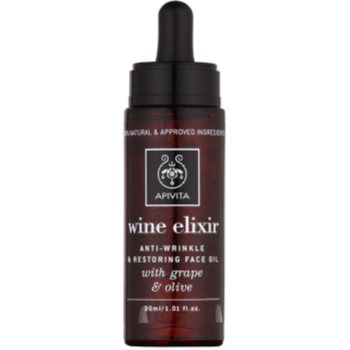 

Apivita Wine Elixir Grape & Olive відновлюючий крем для обличчя проти зморшок 30 мл