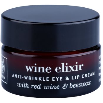 

Apivita Wine Elixir Red Wine & Beeswax крем проти зморшок для шкіри навколо очей та губ 15 мл