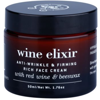

Apivita Wine Elixir Red Wine & Beeswax зміцнюючий крем проти зморшок для сухої шкіри 50 мл