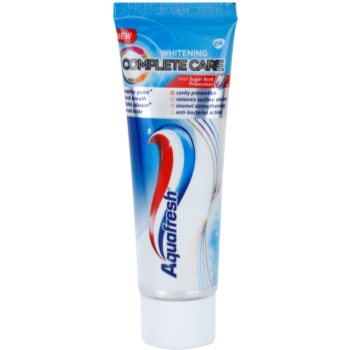 Aquafresh complete care whitening pasta de dinti albitoare cu fluor