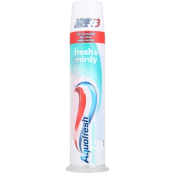 Aquafresh Family Protection Fresh & Minty pasta de dinti pentru dinti sanatosi si gingii sanatoase