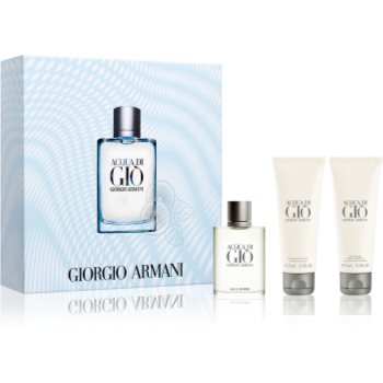 

Armani Acqua di Giò Pour Homme подарунковий набір XXIV. Туалетна вода 50 ml + Гель для душу 75 ml + Бальзам після гоління 75 ml