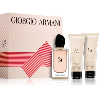 

Armani Sì подарунковий набір l. Парфуми 100 ml + Молочко для тіла 75 ml + Гель для душу 75 ml