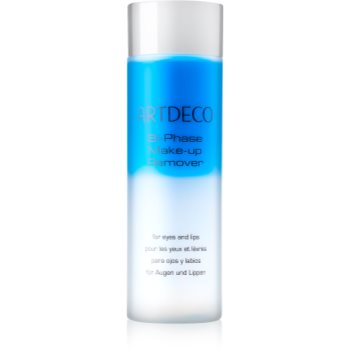Artdeco bi-phase make-up remover două faze pentru îndepărtarea machiajului de pe ochi și buze