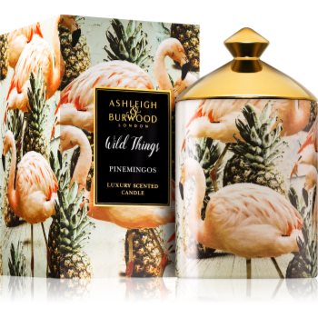 Ashleigh & Burwood London Wild Things Pinemingos lumânare parfumată (Coconut & Lychee)