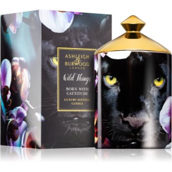 Ashleigh & burwood london wild things born with cattitude lumânare parfumată