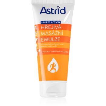 Astrid sports action crema pentru masaj cu efect de autoincalzire