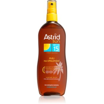 Astrid sun ulei spray pentru bronzare spf 15