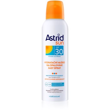 

Astrid Sun зволожуюче молочко для засмаги у формі спрею SPF 30 150 мл