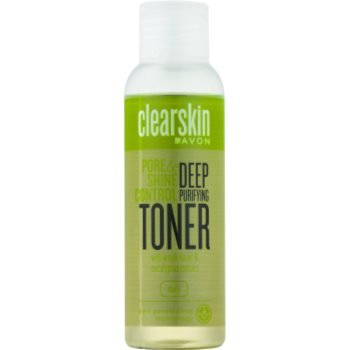 Avon clearskin pore & shine control lotiune faciala pentru curatare profunda cu efect racoritor