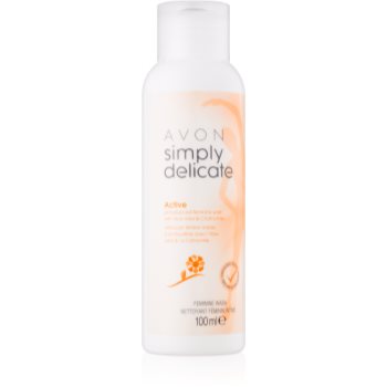 Avon Simply Delicate Gel pentru igiena intima gel de dus pentru femei pentru igiena intima