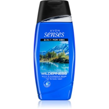 Avon senses wilderness 2 in 1 gel de dus si sampon