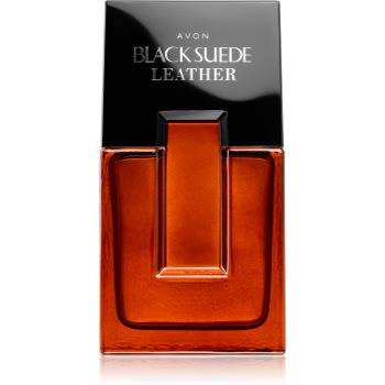 Avon black suede leather eau de toilette pentru bărbați