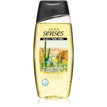 Avon senses cactus ridge gel de dus pentru corp si par pentru barbati
