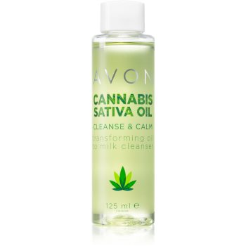 Avon cannabis sativa oil emulsie pentru curatarea fetei cu ulei de canepa
