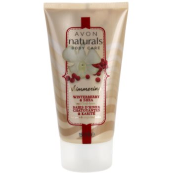 

Avon Naturals Body молочко-шимер для тіла з гостролистом та маслом ши 150 мл