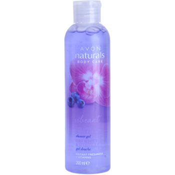 Avon Naturals Body gel de dus cu orhidee si afine