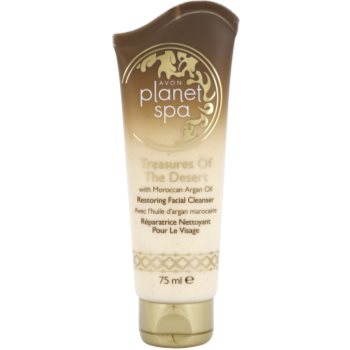 

Avon Planet Spa Treasures Of The Desert відновлюючий очищуючий крем з мароканською аргановою олійкою 75 мл
