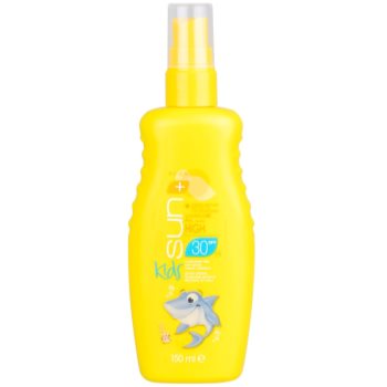 Avon Sun Kids spray turcoaz pentru protectie solara rezistent la apa SPF 30