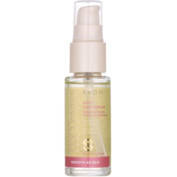 Avon advance techniques smooth as silk ser pentru păr mătăsos