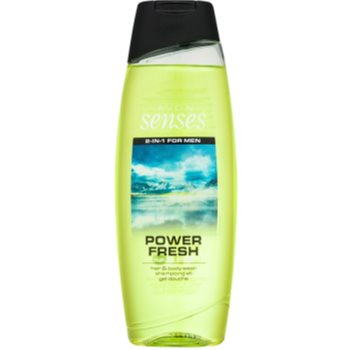 Avon senses power fresh 2 in 1 gel de dus si sampon