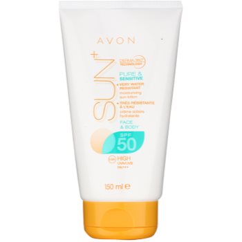 

Avon Sun водостійке молочко для засмаги SPF 50 50 мл