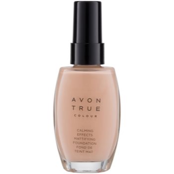 

Avon True Colour заспокоюючий тональний крем з матуючим ефектом відтінок Almond 30 мл