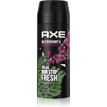 Axe wild fresh bergamot & pink pepper spray şi deodorant pentru corp