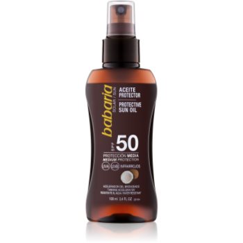 Babaria sun protective ulei spray pentru bronzare spf 50