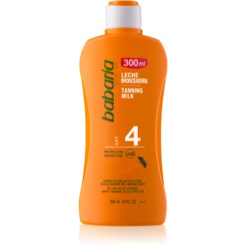 

Babaria Sun Bronceadora зволожуюче молочко засіб для засмаги SPF 4 300 мл