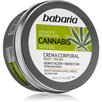Babaria Cannabis cremã hidratantã pentru piele sensibila poza