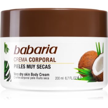 Babaria Coconut crema bogat hidratanta pentru piele foarte uscata