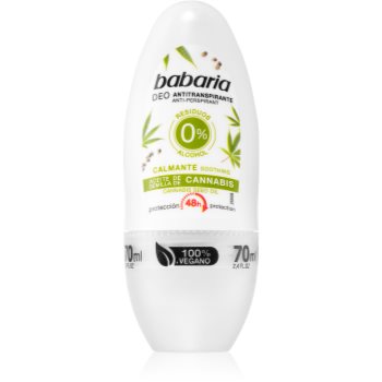 Babaria cannabis antiperspirant roll-on cu o eficienta de 48 h